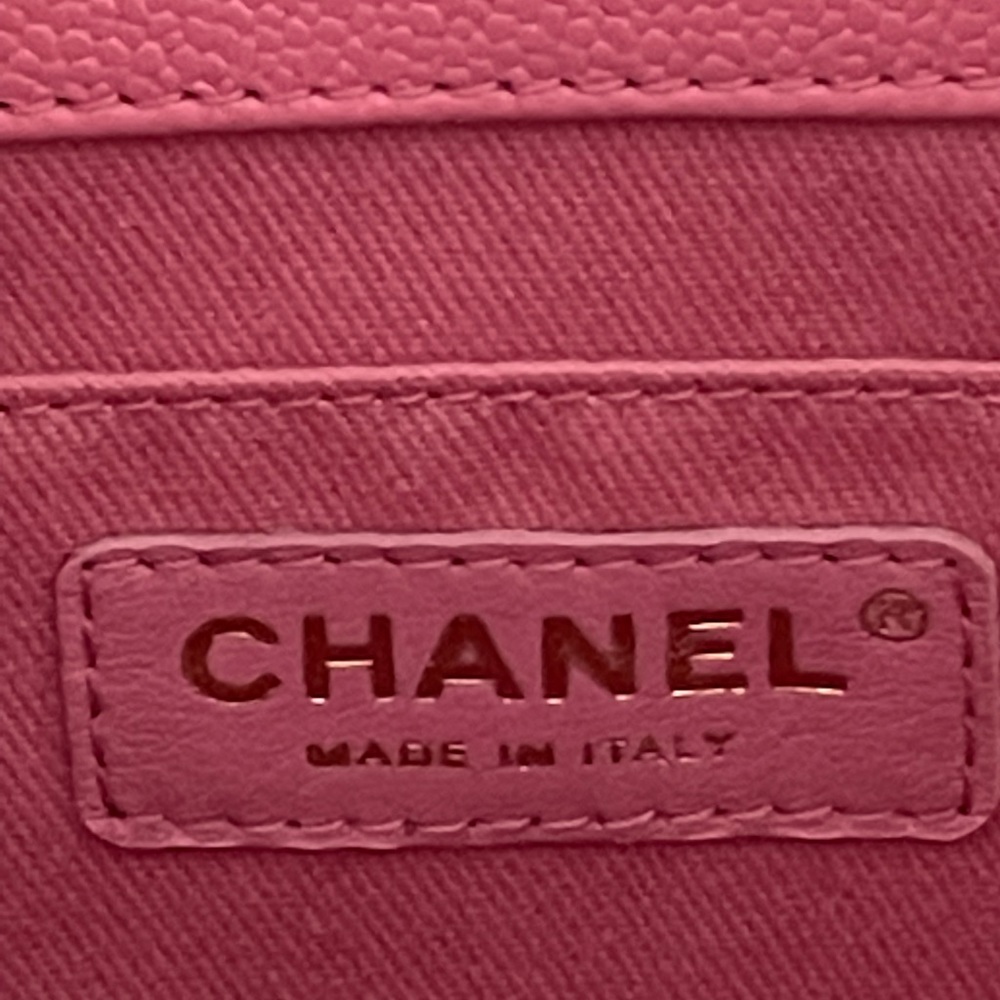 NEW 21B Chanel Bucket Bag Pink Crossbody Caviar - Picture 7 of 15